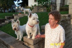 Dr Helen Globus patient Noreen Green's Terriers